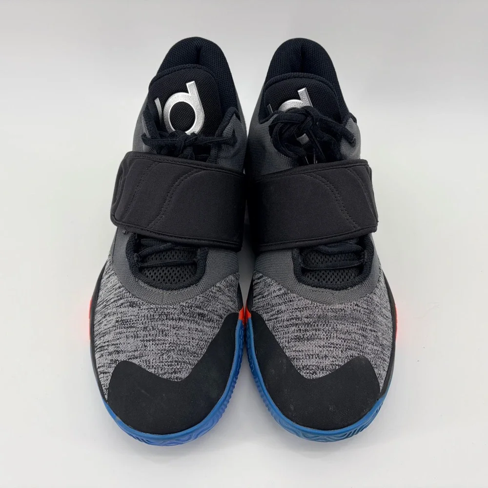 Nike KD Trey 5 VI Black/Metallic Silver size 12 AA7067-002 Mens Basketball Shoe